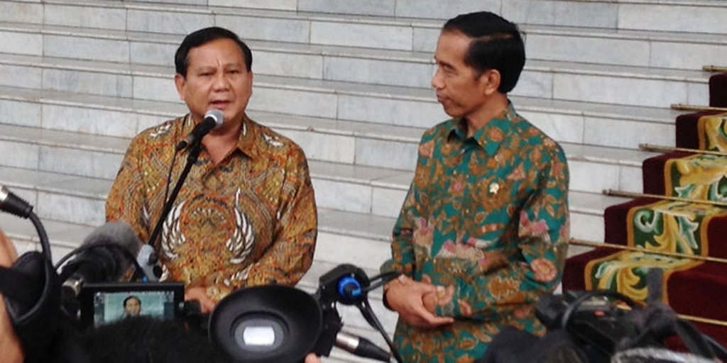 Prabowo Hadir di Tengah Agenda Presiden Joko Widodo