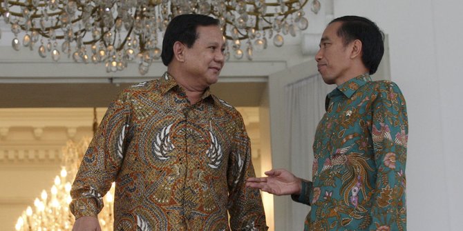 Pertemuan Joko Widodo dengan Prabowo Subianto