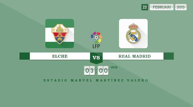 Elche vs Real Madrid:Sasaran Empuk Ronaldo cs di Buktikan tidak Kurang 10 gol Mampu Ia Berikan